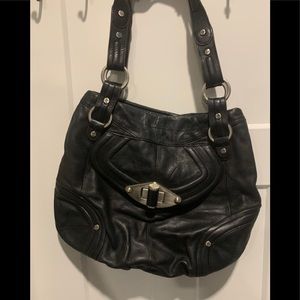 B. Makowsky Soft Leather Shoulder Hobo